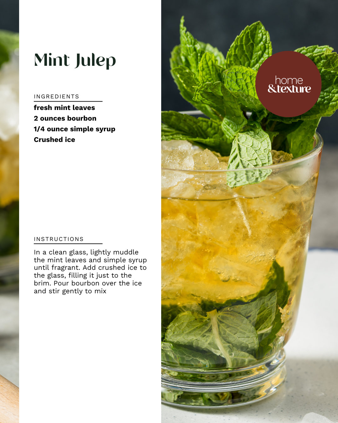 mint julep recipe