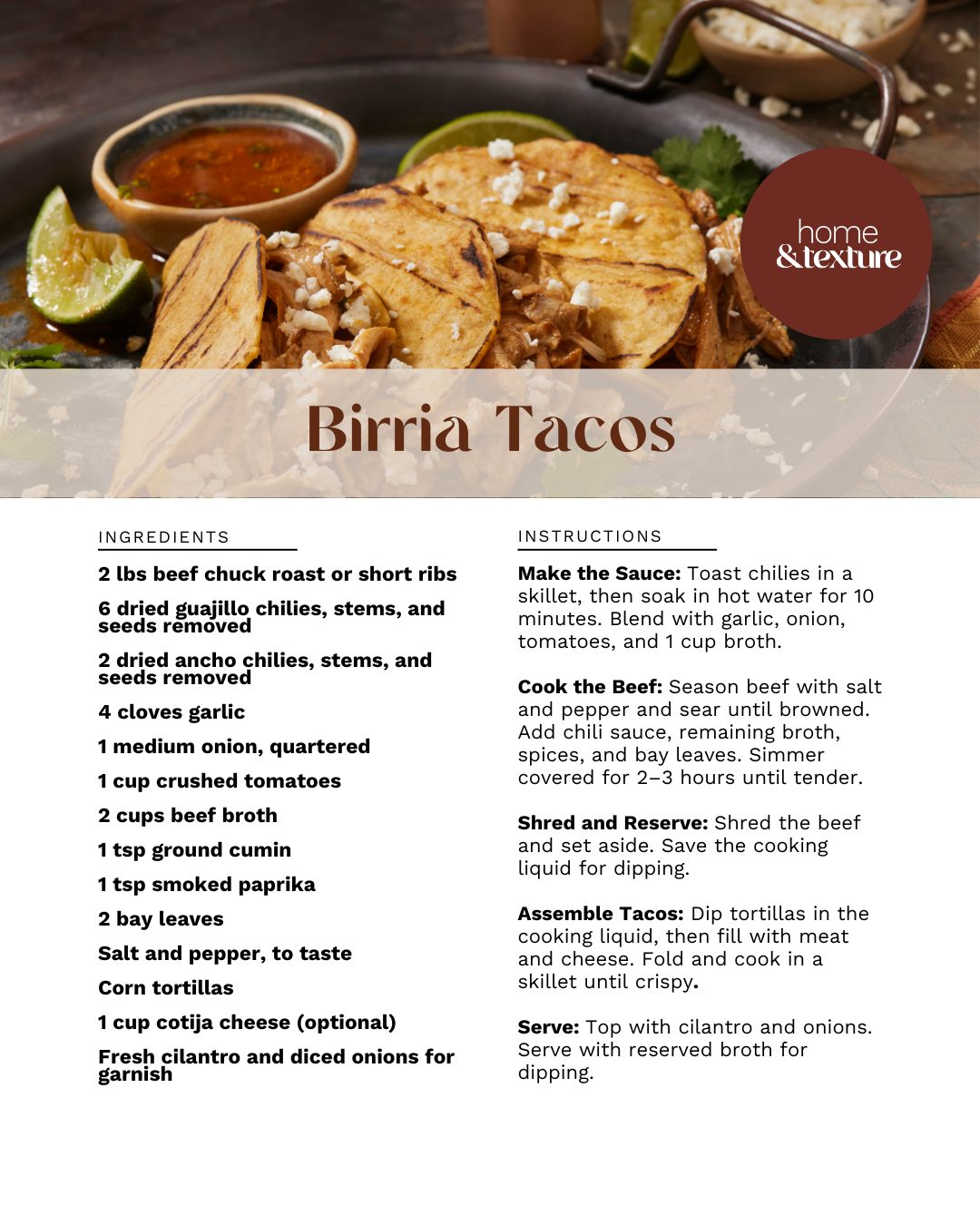 Birria Tacos