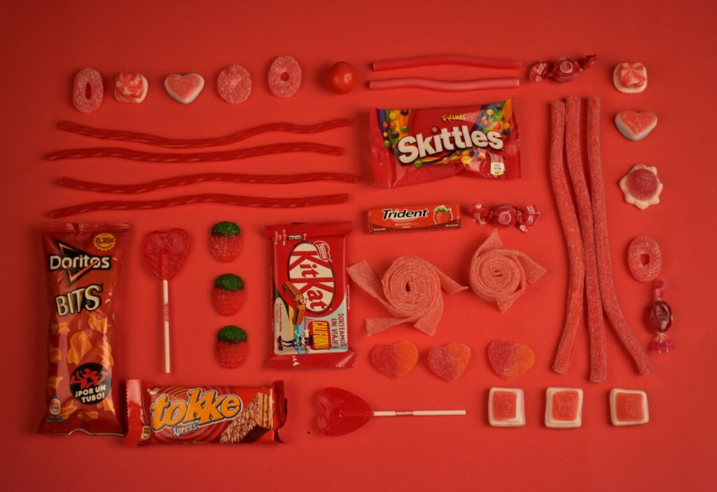 What Foods Have Red Dye 3? pictured: red candies