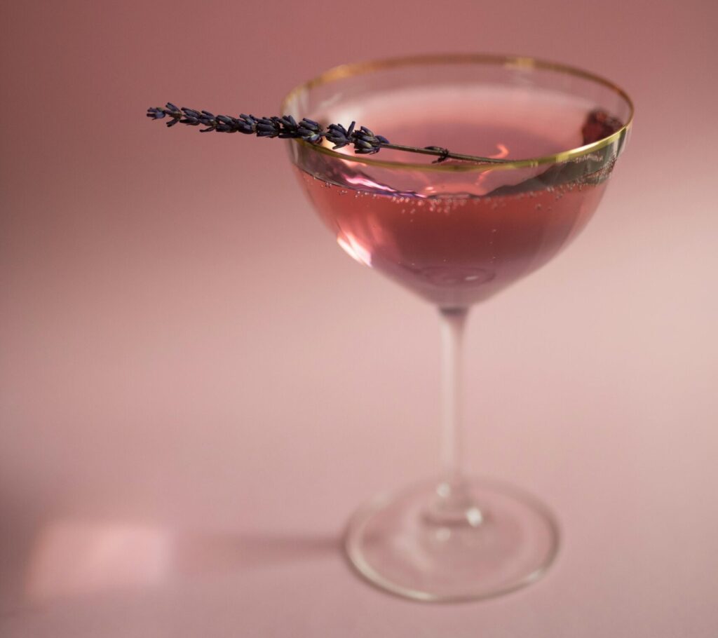 a lavender drink 