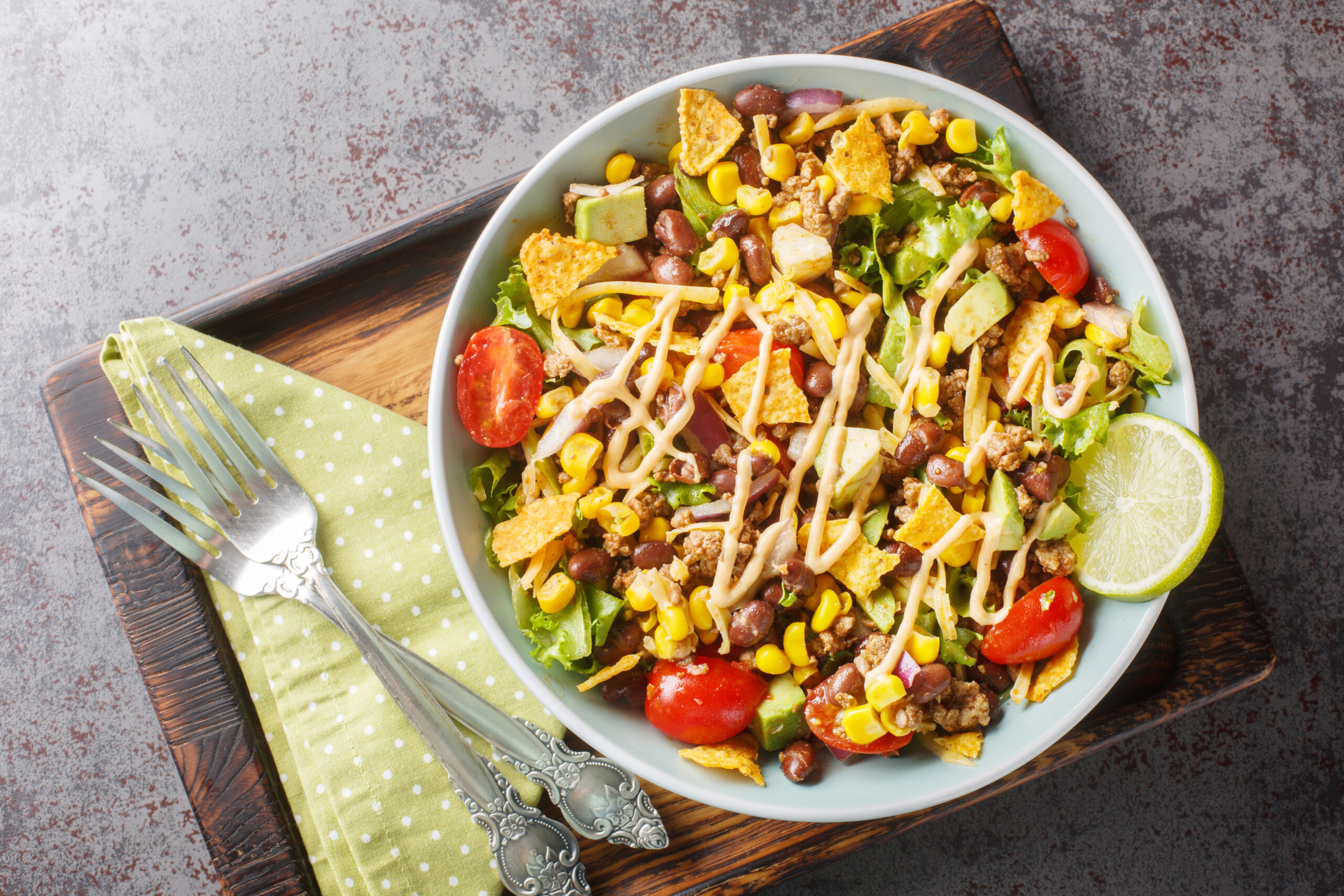 turkey taco bowl