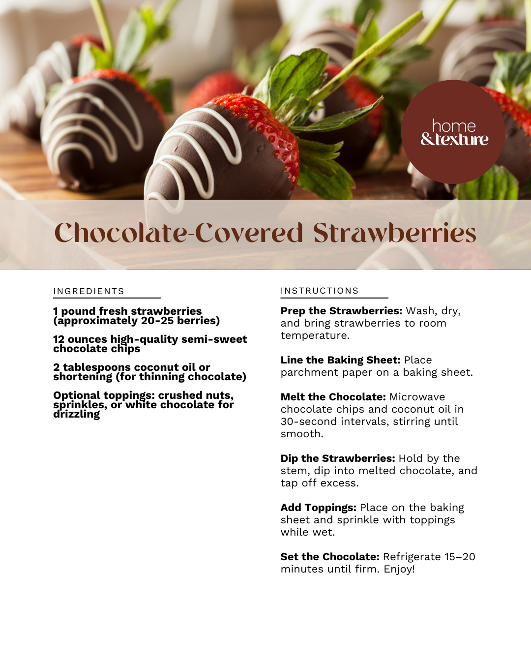 Chocolate-Covered Strawberries