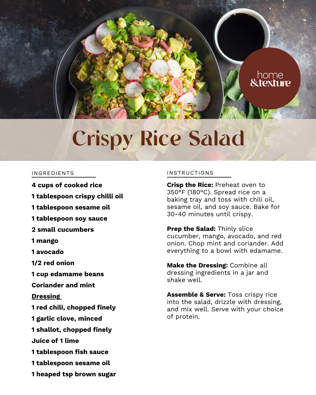 Crispy Rice Salad