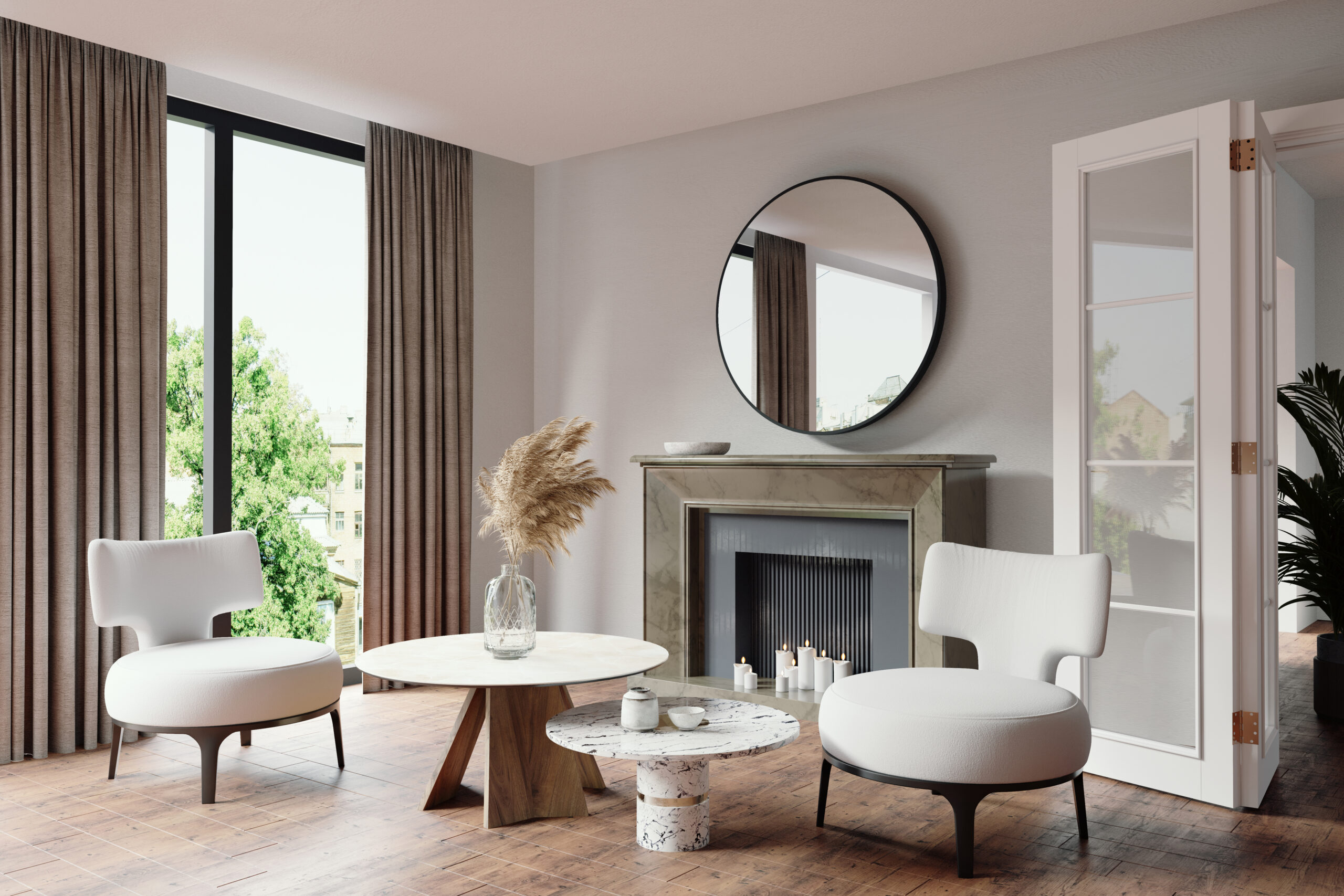 round coffee table