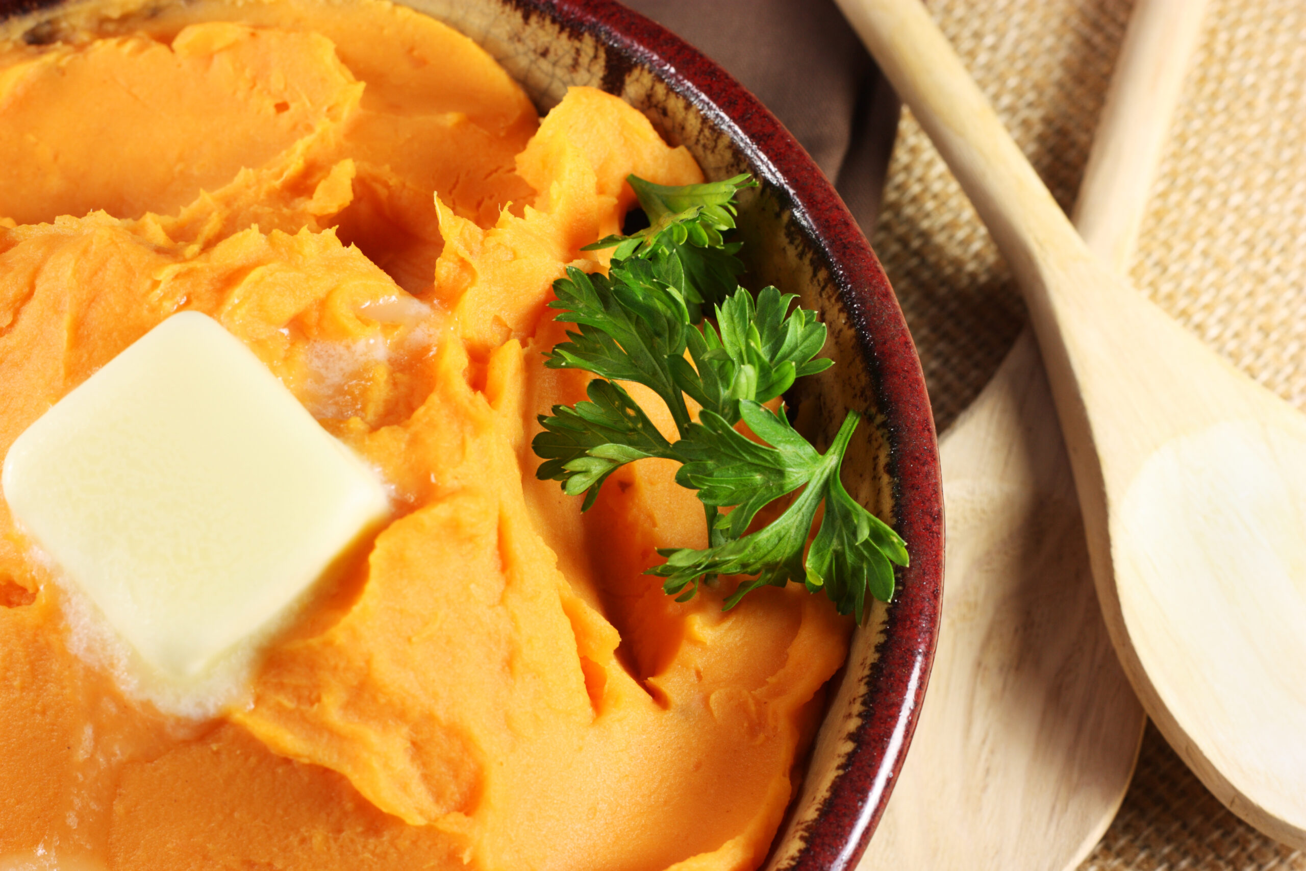 creamy mashed sweet potatoes