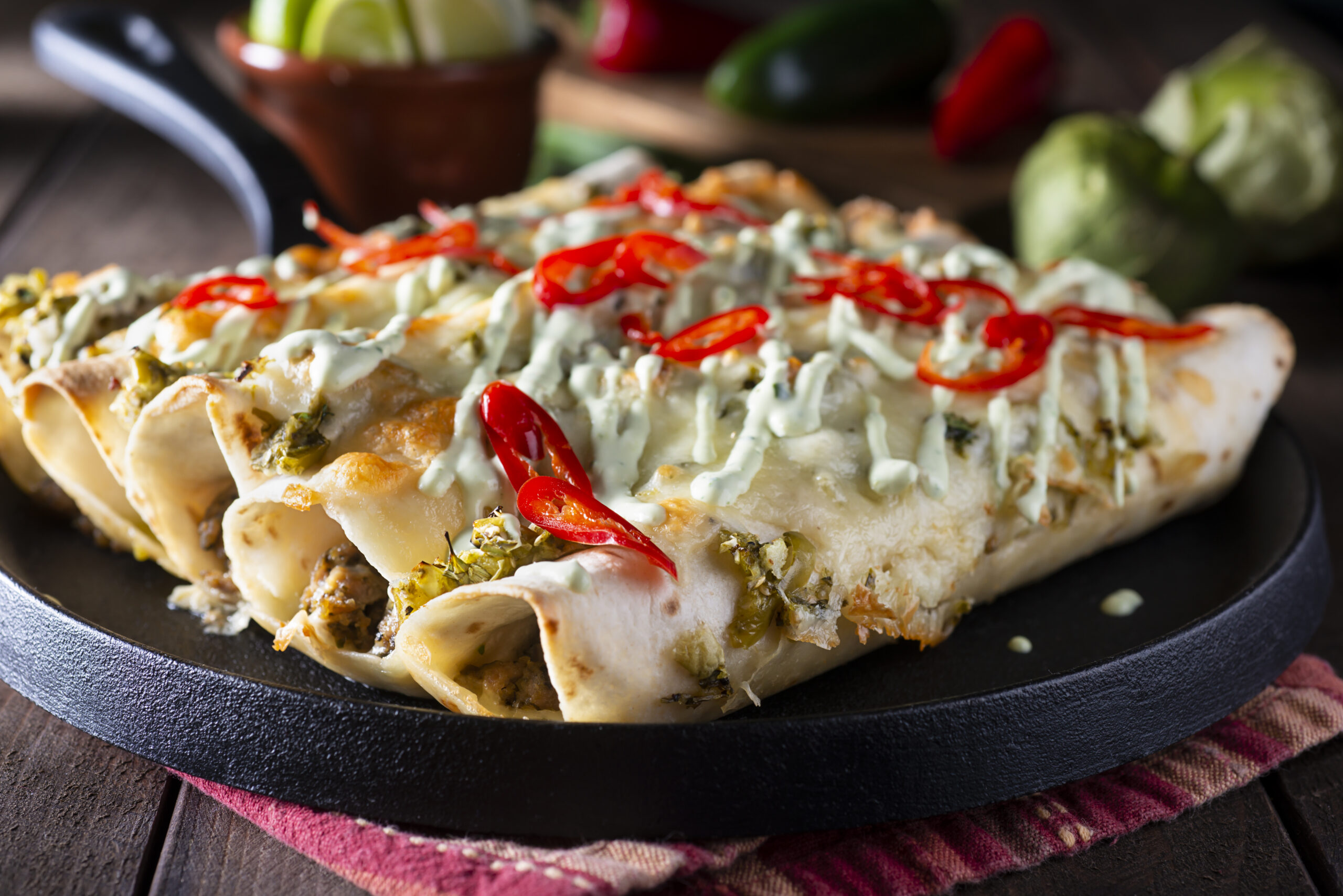 chicken enchilada skillet