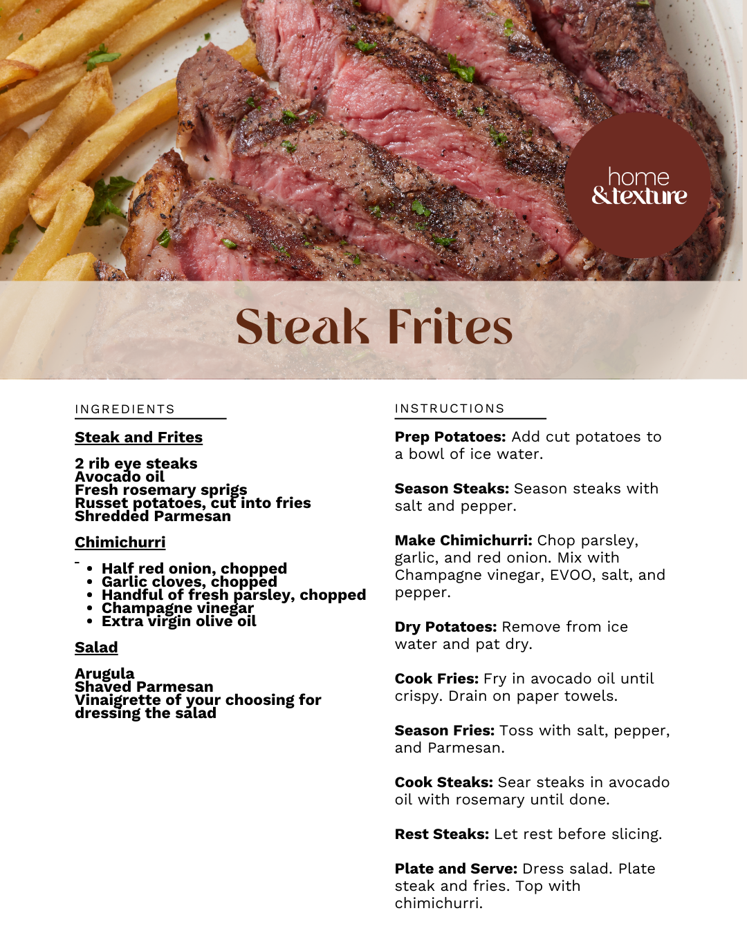 Steak Frites