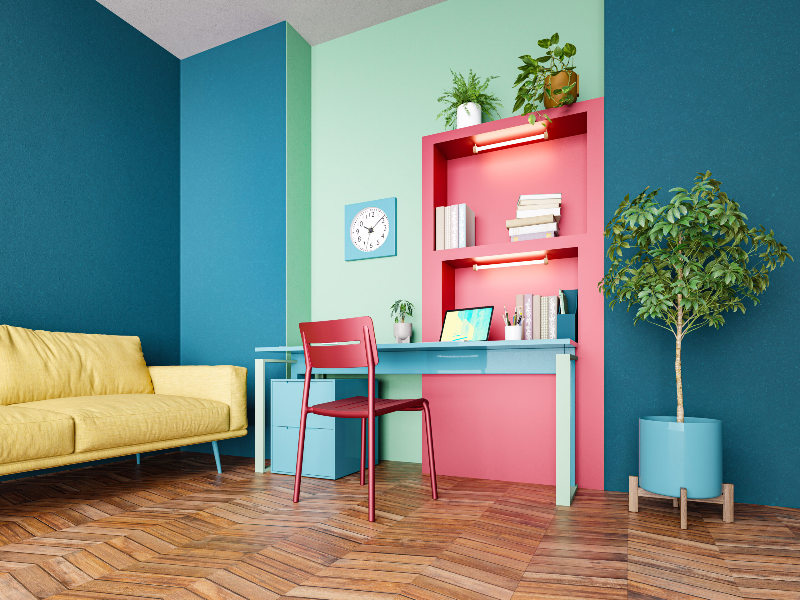 colorful home decor