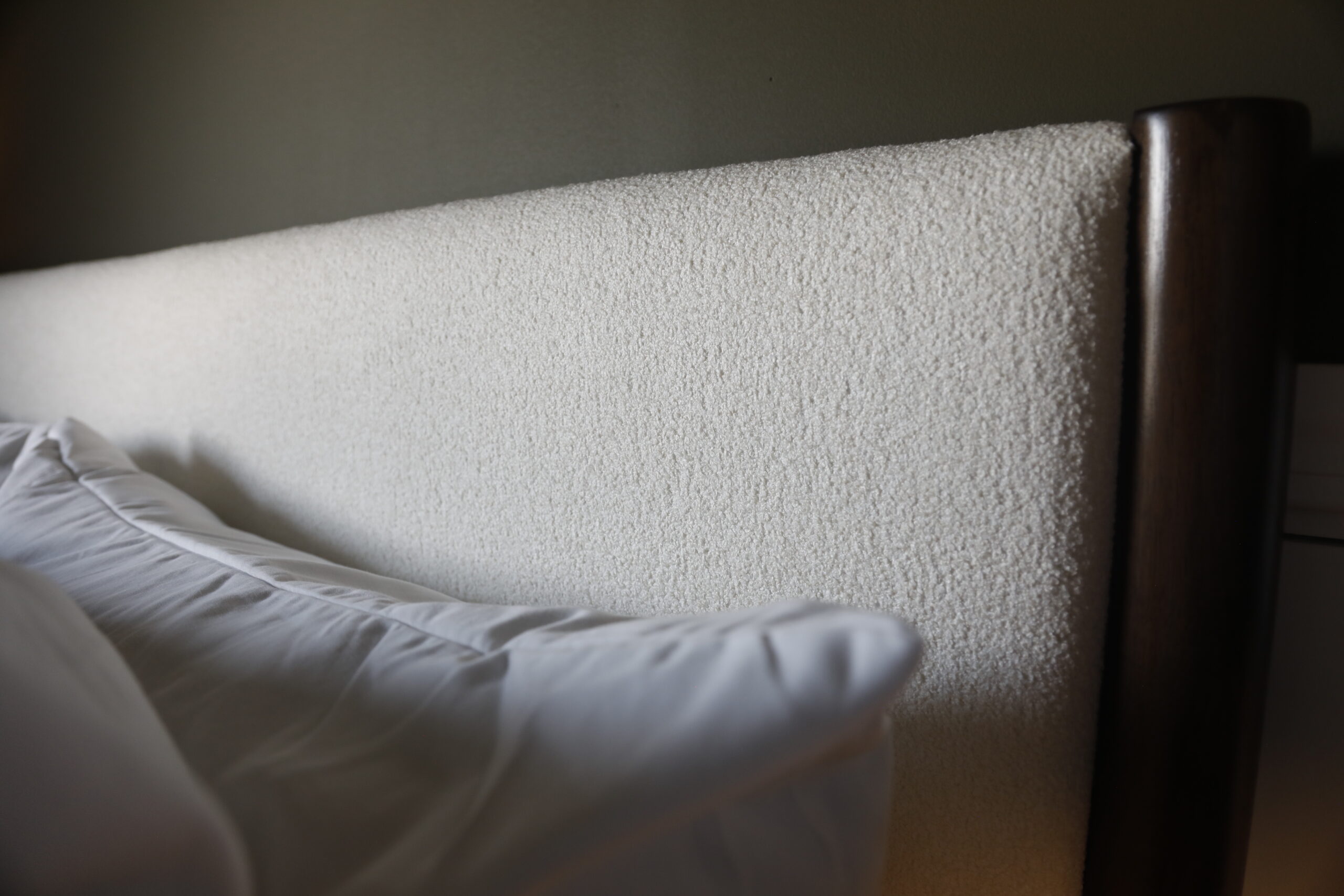boucle bed Frame