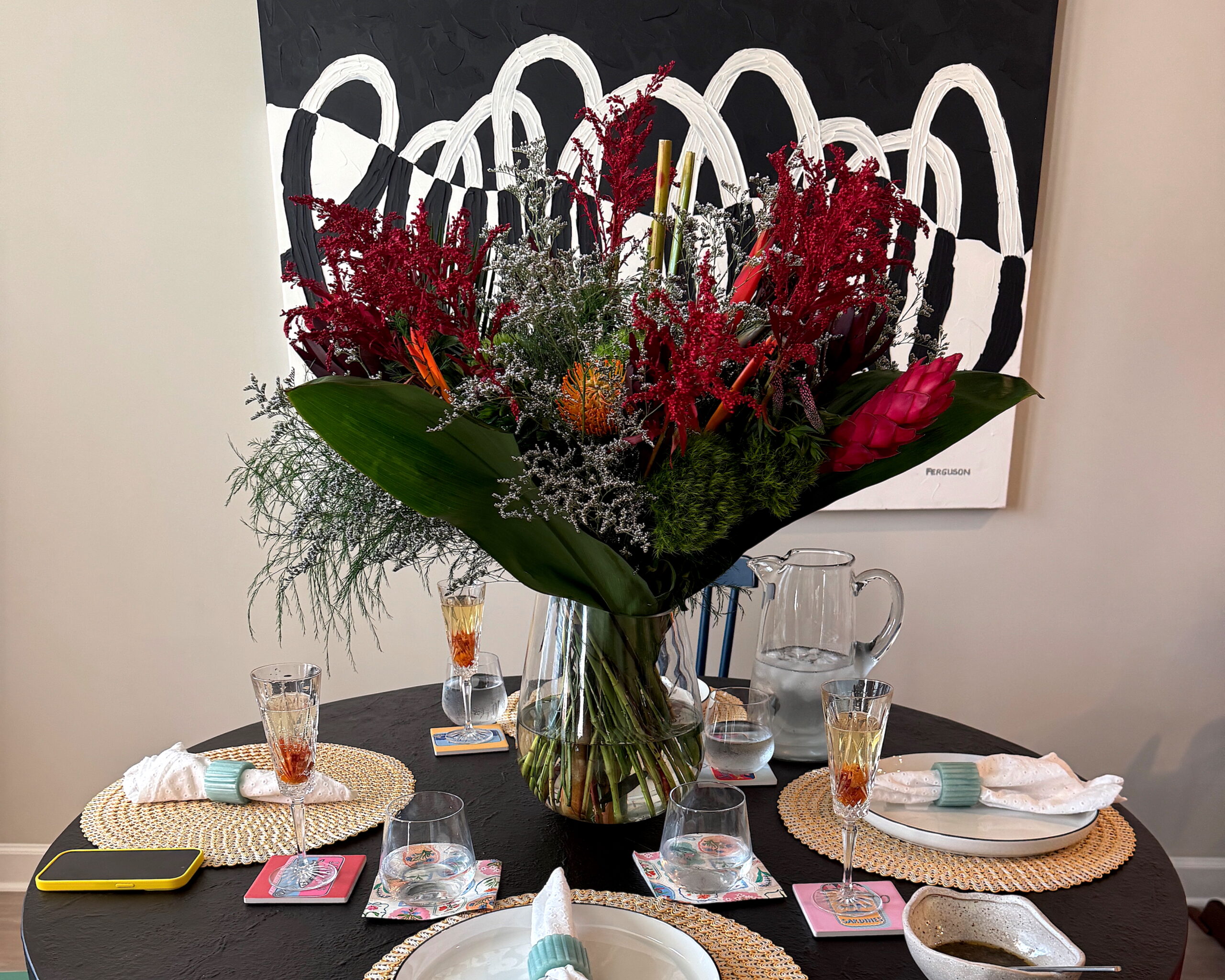 Kelsey-Marie Pitse Crate & Barrel table HomeGoods