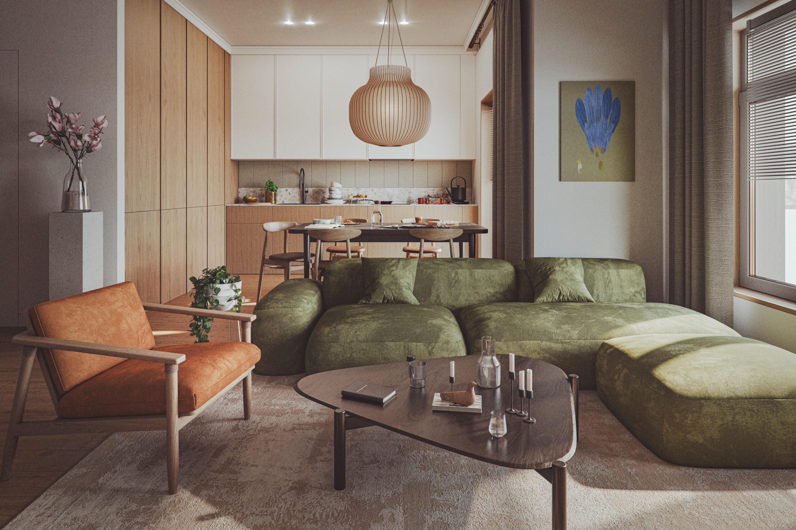 earth tone interior decor