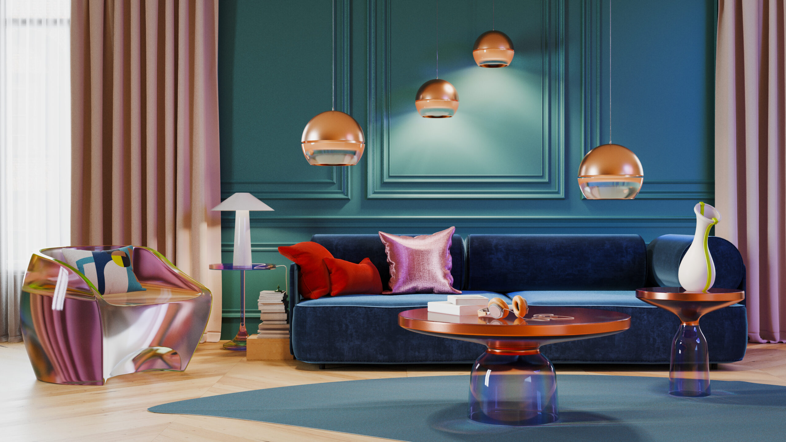 colorful interior decor