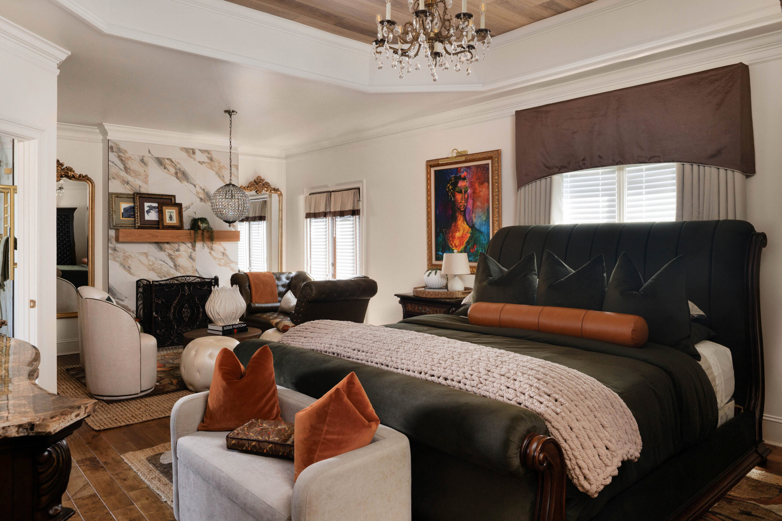 beautiful marble bedroom